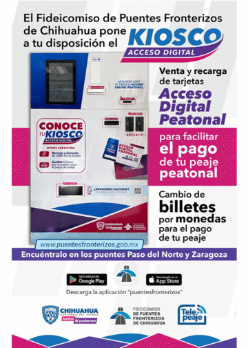 EL FIDEICOMISO DE PUENTES FRONTERIZOS PONE A TU DISPOSICIÓN EL KIOSCO DE ACCESO DIGITAL