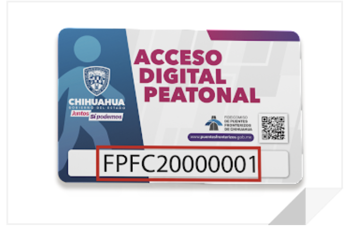 Tarjeta de Acceso Digital Peatonal